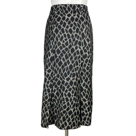 BALMAIN IVOIRE Paris Vintage Wool Pencil Skirt Sz 12 - Picture 5 of 8